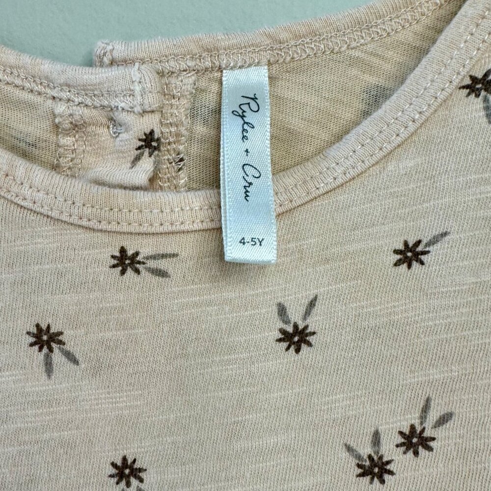 RYLEE + CRU Layla Floral Dress Girls 4-5 4T Sleeveless Ditsy Cotton Spring - Picture 7 of 9